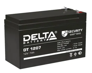 фото Аккумулятор 12В 7А.ч Delta DT 1207