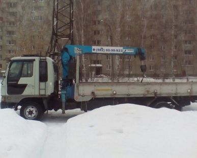 фото Аренда манипулятора Hino Ranger борт 5,7 метров