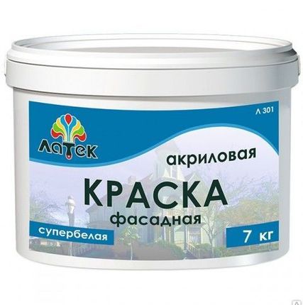 Фото №0 Краска
 ВАК -25 ФАСАДНАЯ ЛАТЕК 14 кг