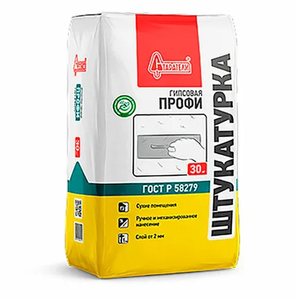 Фото №0 Штукатурка гипсовая Старатели Профи 30кг