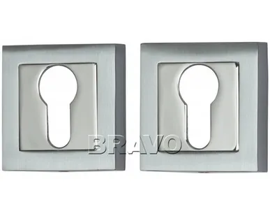 фото Накладка цилиндровая {product_title} на квадратной розетке {product_color}{