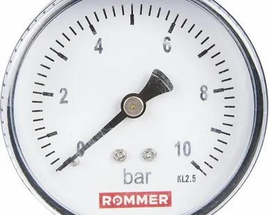 фото Манометр аксиальный ROMMER 63 мм 1/4