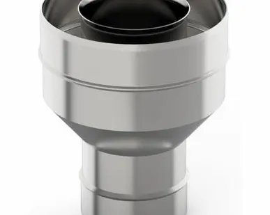 фото Дымоходы УМК Старт-сэндвич Х/П-М, ф 150х220, AISI 439/439, 0,5мм/0,5мм, тип-2