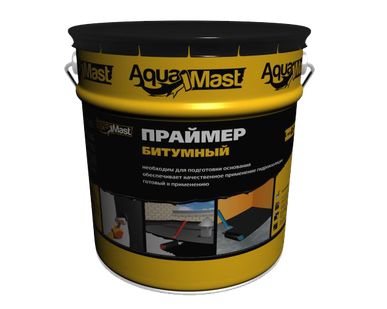 фото Праймер битумный AquaMast ведро 3 л