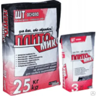 Фото №0 Плитомикс ШТ фасад, штукатурка уп/25кг