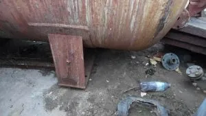 Фото №0 Емкость нержавеющая, объем — 3,5 куб.м., горизонтального исполнения Б/У в Москве