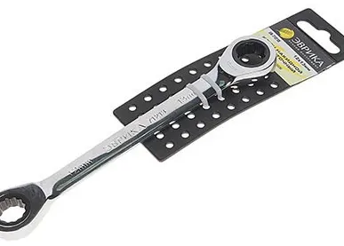 фото Ключ накидной 12х13мм трещоточный ЭВРИКА 71213