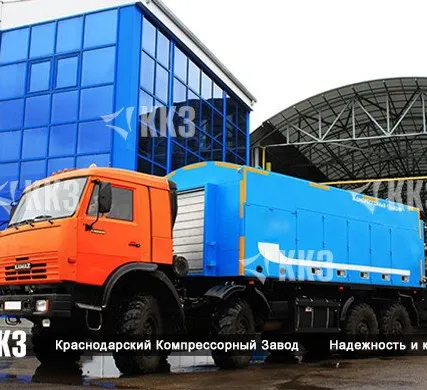 Фото №0 Компрессор воздушный передвижной (компрессорная станция на шасси)