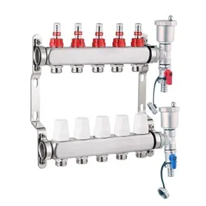 Фото №0 Коллектор из нержавеющей стали в сборе с расходомерами 12 вых. QS-18124