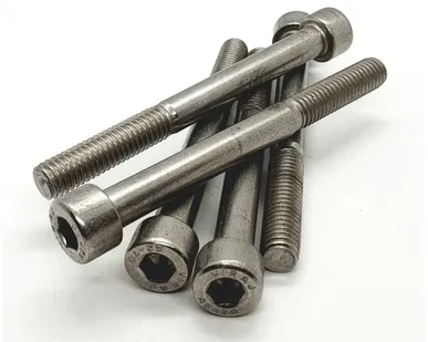 фото Винт с внутреннем шестигранником М 8х80, DIN912, нержавеющая сталь, А2, 5шт.