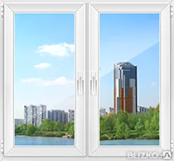 фото Пластиковые окна REHAU Blitz 24мм 1300*1400*60мм с австрийской фурнитурой