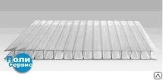 Фото №0 Поликарбонат сотовый 4мм