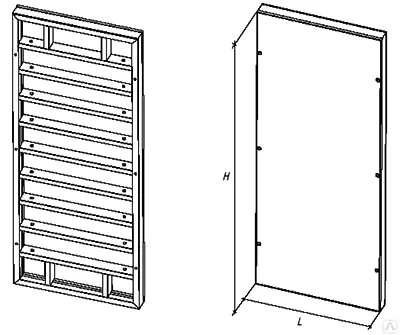 Фото №0 Щит линейный Simba 0,6х3,3 сталь