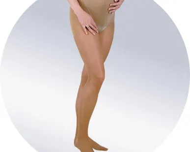 фото Компрессионные колготки для беременных 2 класса прозрачные ORTO