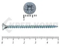 фото Саморез белый цинк POZY 3,5х50 (5000шт)