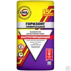 Фото №0 UNIS Горизонт универсальный, быстротвердеющий наливной пол, 25кг
