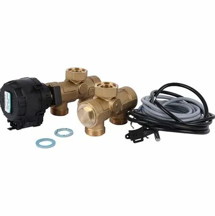 Фото №0 Комплект трехходового клапана STOUT для котла + бойлера 3/4 Kvs 4,4 м3/ч SFB-0001-000001