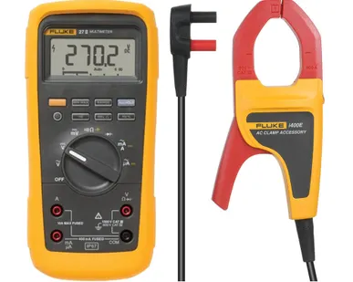 фото Комплект - мультиметр Fluke 27-II с токовыми клещами Fluke I400