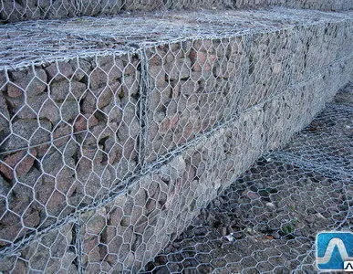 фото Габион коробчатый К1 1,5х1х0,5 цинк диаметр проволоки 2,7/3,7