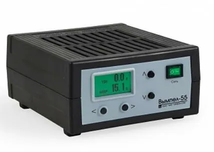 Фото №0 Вымпел-55 (автомат, 0,5-15А, 0,5-18В, ЖК индикатор) зарядное устройство
