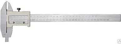 фото Штангенциркуль металлический тип 1, класс точности 2, 250мм, шаг 0,1мм