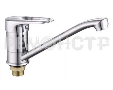 фото Смеситель для кухни 385 силумин длинный KS-4010S-25-44, d35 Lucky Tap, 1/10 П