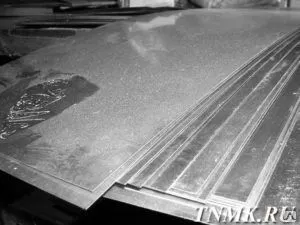 Фото №0 Лист вольфрамовый 0,55 мм СВИ