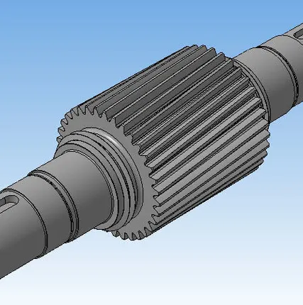 Фото №0 Вал-шестерня m=14