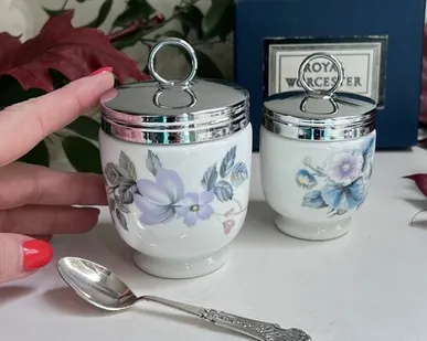 фото Кодлер на 2 яйца Royal Worcester Англия