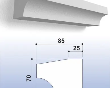 фото Карниз (лепнина) К004