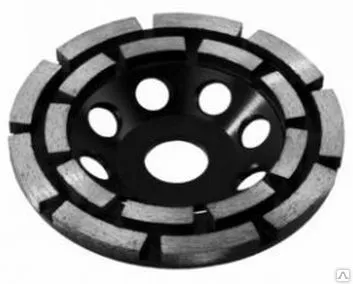 фото Чашка ЗУБР ЭКСПЕРТ алмазная сегментная двухрядная, высота 22,2мм, 180мм