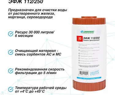 фото Элемент фильтрующий ЭФЖ 112/250 (10 ББ)