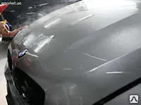 фото Броня на фары капот