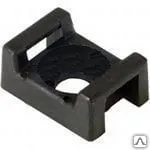 Фото №0 Площадка для креплния стяжки 22,2х16 мм черная REXANT 07-2103