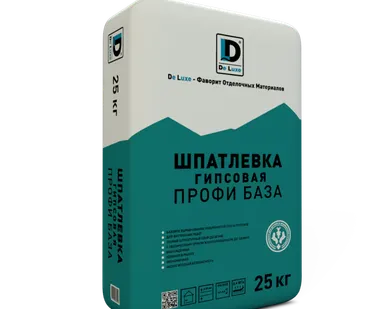 фото Шпатлевка гипсовая De Luxe ПРОФИ БАЗА