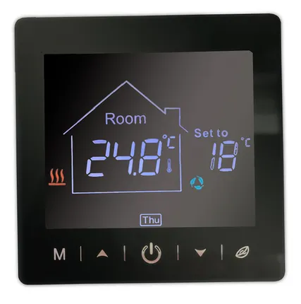 Фото №0 Терморегулятор электронный програм.Wi-Fi. 220В, 16А, 3600Вт, цвет черный G 05H WI-FI черный GRANDEKS