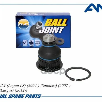 Фото №0 AMDBJ199 AMD Шаровая опора Logan, Sandero, Largus AMD арт. AMDBJ199