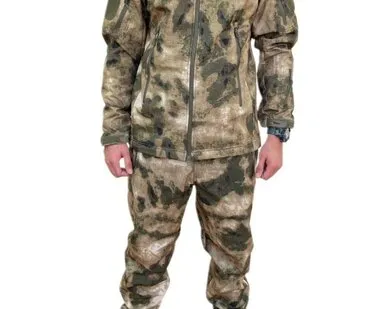 фото Костюм демисезонный Softshell куртка + штаны, расцветки мох