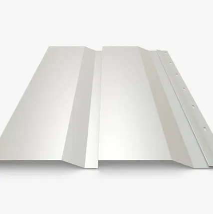 Фото №0 Сайдинг Металлический сайдинг «Корабельная доска» 0.45 мм RAL 9003, Белый