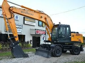 фото Аренда колесного экскаватора