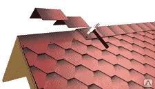 Фото №0 Черепица коньково-карнизная DOCKE PIE GOLD