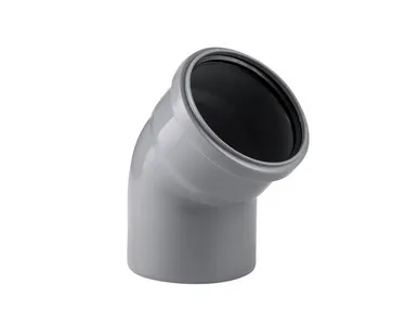 фото Отвод ВК ПП 110х45, серый,РТП