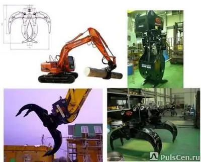 Фото №0 Грейферный захват для леса GF-0,4;GF-0,7