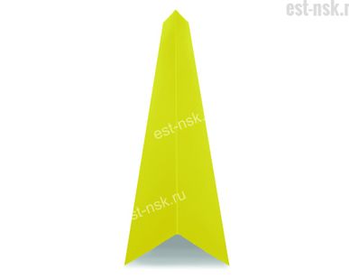 фото Планка конька плоского 150х150х2000 RAL 1018
