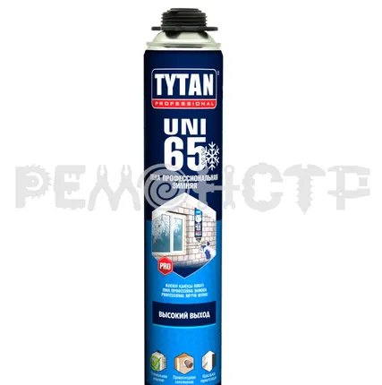 Фото №0 Пена монтаж 750мл 65 TYTAN UNI проф зимн  (12/672) П