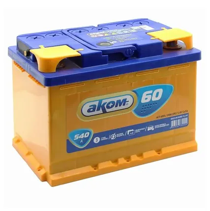 Фото №0 Аккумулятор АКОМ 60 Ач п.п.