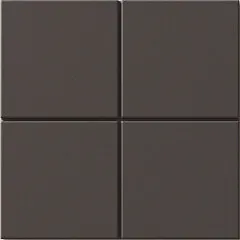 Фото №0 131363 КерГранит RASTER GRID M BASALT 15x15 см