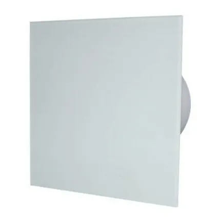 Фото №0 MM-P 06 стекло квадрат белый матовый 169 м3/ч d100 сверхмощный вентилятор с обратным клапаном MMotors JSC