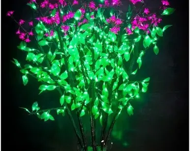 фото Дерево розово-зеленое LED-864 (0,8м ширина, 1,7м высота)