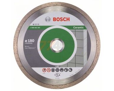 фото Диск алмазный Bosch 2.608.602.204 Pf Ceramic 180*22,23 Bosch 2.608.602.204
в
